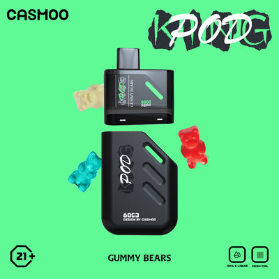 Fruits Flavors Disposable Pod System Vape 1.2ohm With Type C Charging Port