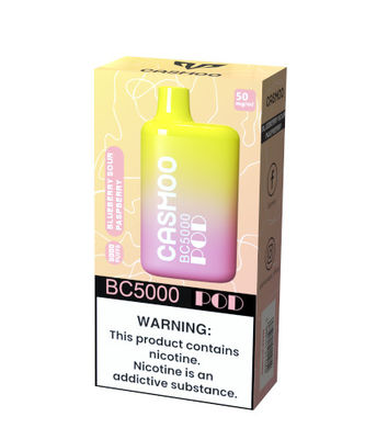 Casmoo BC5000 POD 50Mg Salt Nic 5000 Puff Vape Disposable Pen Pod Rechargeable
