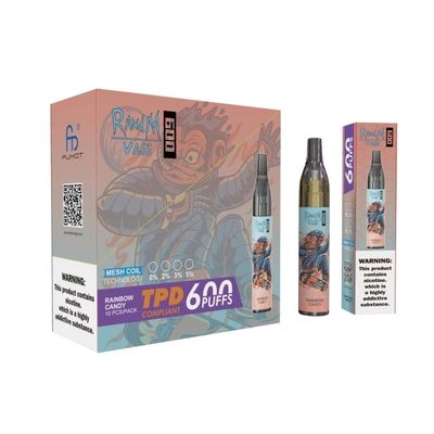 RandM Vase 600 Puffs Disposable Vape Custom Vape Pen 2ml Multi Flavors