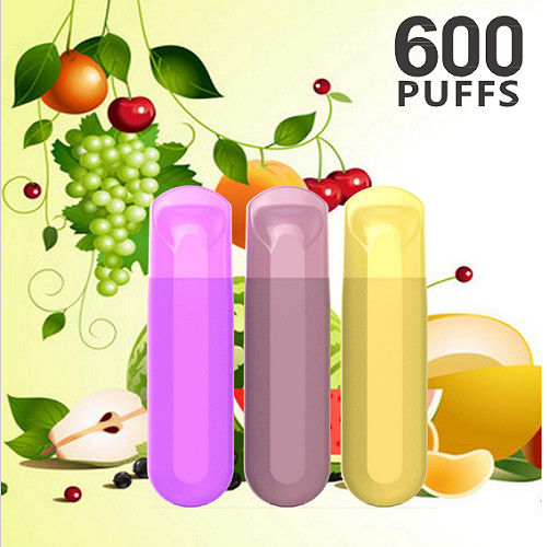 Disposable 600 Puff Vape 2ml E Liquid Mesh Coil Various Flavors