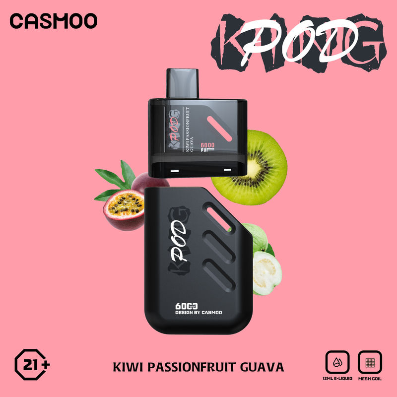 Rechargeable 5000 Puff Disposable Vape Pen Mesh Coil OEM ODM Casmoo POD King Vape Mini Pod