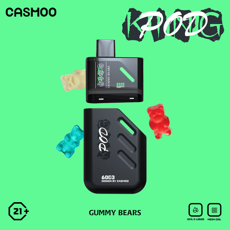 Fruits Flavors Disposable Pod System Vape 1.2ohm With Type C Charging Port
