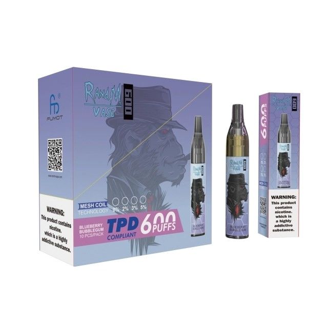 RANDM VASE 600 DISPOSABLE VAPE POD DEVICE WHOLESALE TPD (600 PUFFS)